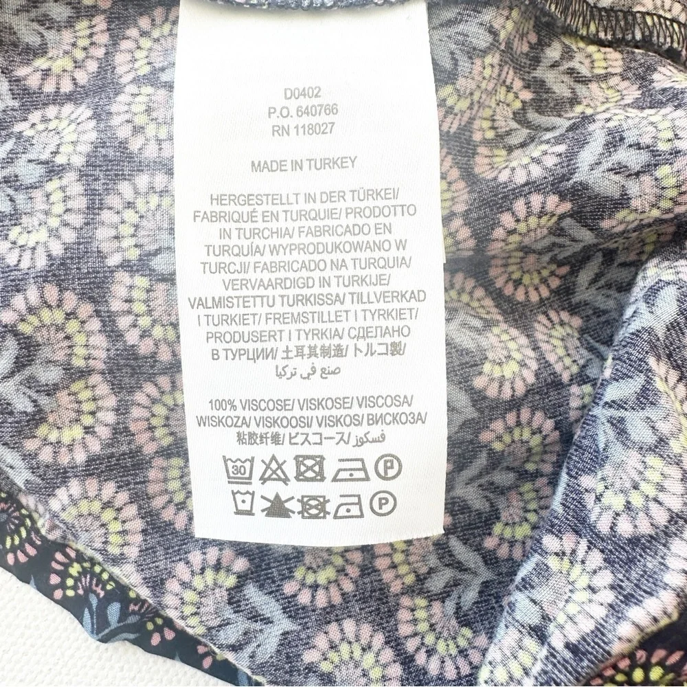 Boden Crew Neck Dress Navy, Dandelion Pop Size 6 petite